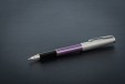 Ручка-роллер Parker Sonnet Sand Blasted Metal&Violet Lacquer