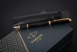 Набор Parker IM Black GT (перьевая ручка + чехол)