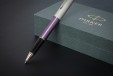Ручка-роллер Parker Sonnet Sand Blasted Metal&Violet Lacquer